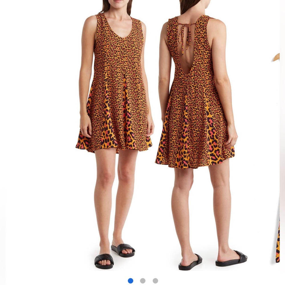 Maaji Leopard Print Cover up Dress NWT